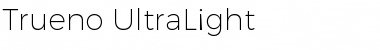Trueno UltraLight Font