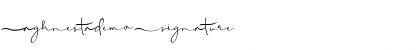 Aghnestademo Signature Regular Font