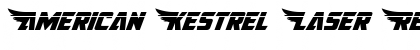 Download American Kestrel Laser Font