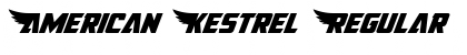 Download American Kestrel Font