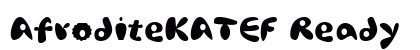 AfroditeKATEF Ready Font AfroditeKATEF Ready Font Preview