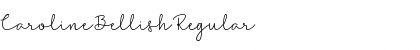 Caroline Bellish Regular Font