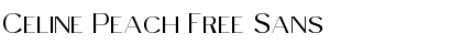 Celine Peach Free Sans Font