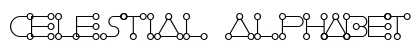 Celestial Alphabet Trial Version Font Preview Celestial Alphabet Trial Version Font Preview