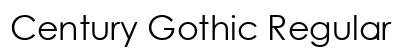 Century Gothic Regular Font Century Gothic Regular Font Preview