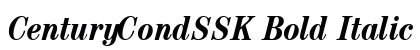 CenturyCondSSK Bold Italic Font Preview CenturyCondSSK Bold Italic Font Preview