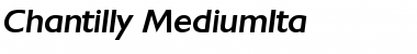 Chantilly-MediumIta Regular Font