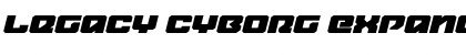 Legacy Cyborg Expanded Italic Regular Font