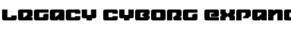 Download Legacy Cyborg Expanded Font