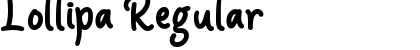 Lollipa Regular Font