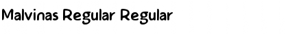Download Malvinas Regular Font