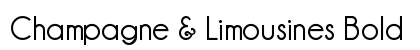 Champagne & Limousines Bold Font Champagne & Limousines Bold Font Preview
