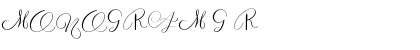 MONOGRAM G Regular Font