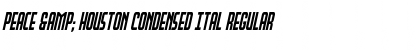 Download Peace & Houston Condensed Ital Font