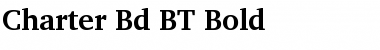 Download Charter Bd BT Font
