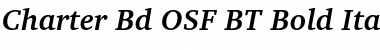 Charter Bd OSF BT Bold Italic
