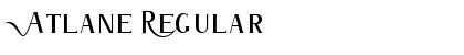 Atlane Regular Font