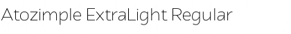 Download Atozimple ExtraLight Font