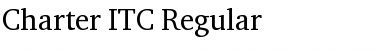 Charter ITC Regular Font