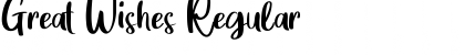 Great Wishes Regular Font