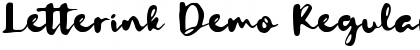 Download Letterink Demo Font