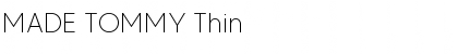 MADE TOMMY Thin Font