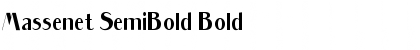 Download Massenet SemiBold Font