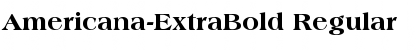 Download Americana-ExtraBold Font