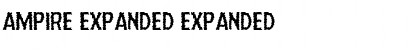 Ampire Expanded Expanded Font