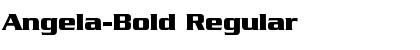Angela-Bold Regular Font
