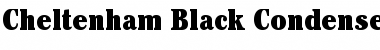 Cheltenham Black Condensed SSi Black Condensed Font