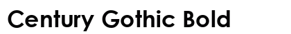 Century Gothic Bold Font Century Gothic Bold Font Preview