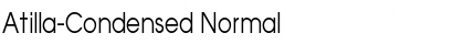 Atilla-Condensed Normal Font