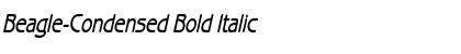 Beagle-Condensed Bold Italic