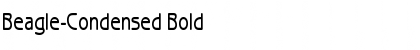 Beagle-Condensed Bold Font