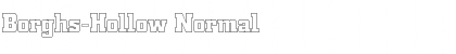 Borghs-Hollow Normal Font