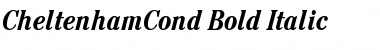 CheltenhamCond Bold Italic Font