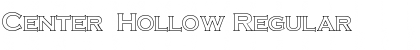 Download Center  Hollow Font