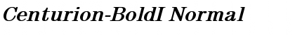 Centurion-BoldI Normal Font