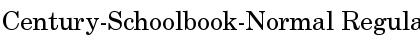 Download Century-Schoolbook-Normal Font