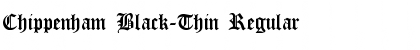 Download Chippenham Black-Thin Font