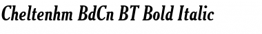Cheltenhm BdCn BT Bold Italic