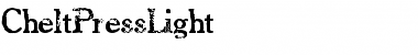 CheltPressLight Regular Font