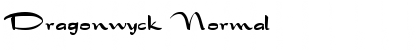 Dragonwyck Normal Font