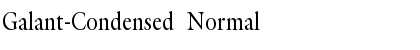 Galant-Condensed Normal