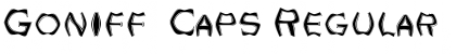 Download Goniff  Caps Font