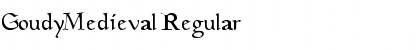 GoudyMedieval Regular Font
