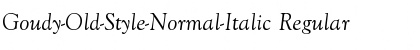Download Goudy-Old-Style-Normal-Italic Font