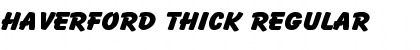 Download Haverford Thick Font