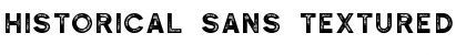 Historical Sans Textured Font